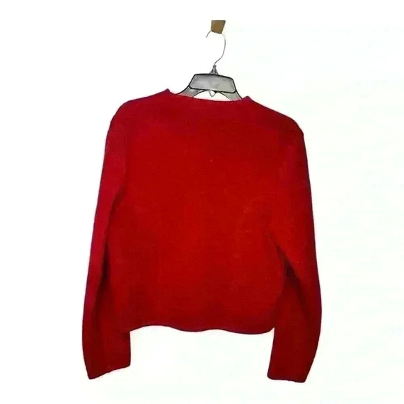 Northern Isle Vintage 100% wool Red Boiled Wool Jacket Size 11/12 - Picture 5 of 5